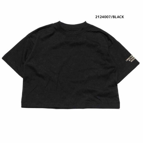 【130~150】 T/C天竺袖ロゴTシャツ★2124007j★キッズサイズ 子供服